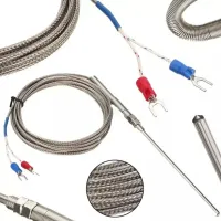 SENSOR TERMOPAR TIPO K PONTA 100MM 4 METROS - Foto 3