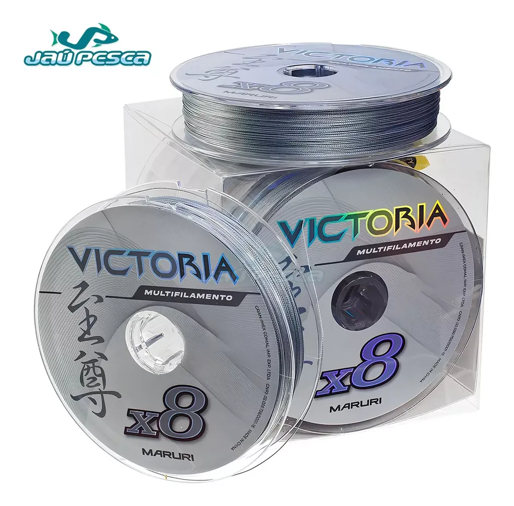 Linha Multifilamento Super Pe 8-fio Victoria 8x Rolo 100-mts 24 Lbs Imagem