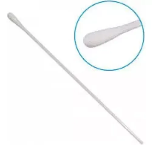 Swab Para Coleta Haste Plástica Estéril C/ 100 Unid. Absorve