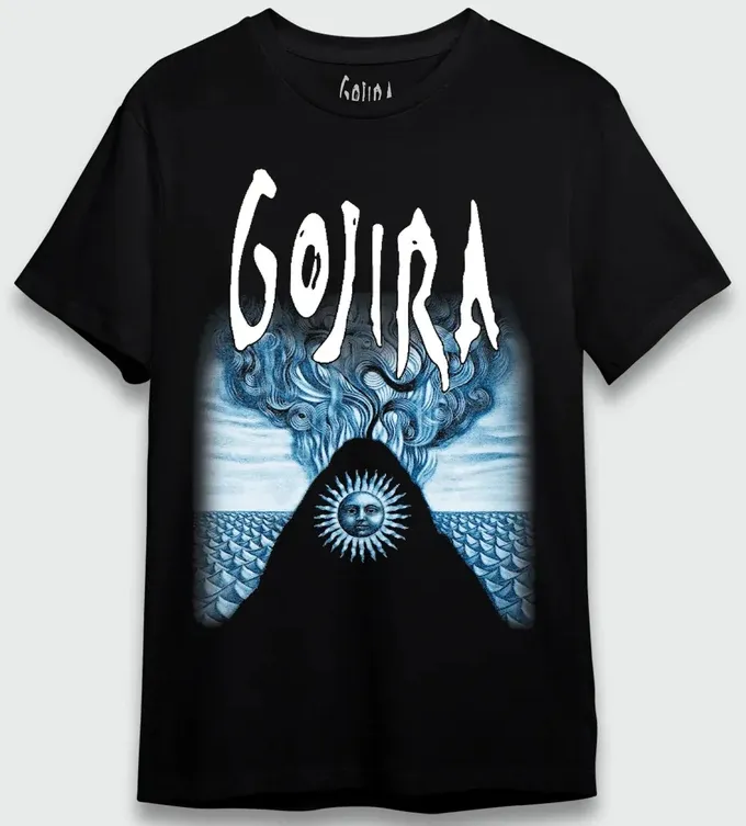 CAMISETA PLUS SIZE GOJIRA MAGMA
