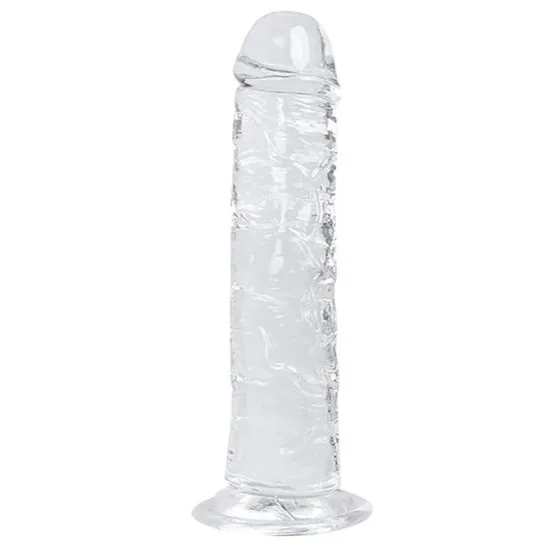 Pênis de Silicone 25 x 5cm Veias, Glande e Ventosa - DI-096