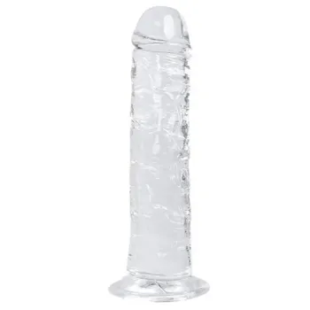 Pênis de Silicone 25 x 5cm Veias, Glande e Ventosa - DI-096