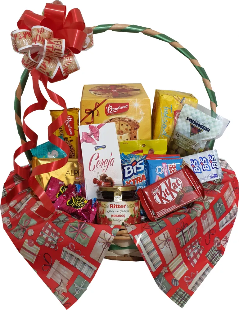 Cesta Merry Christmas Imagem
