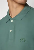 Camisa Polo GAP Slim Logo Bordado Manga Curta Masculino - Foto 9