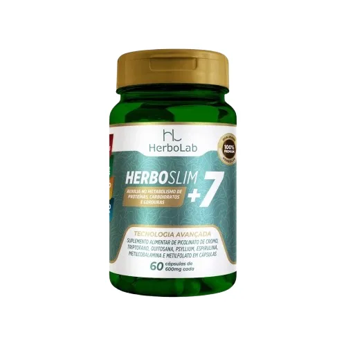 Herboslim + 7 60 caps - herbolab D Imagem