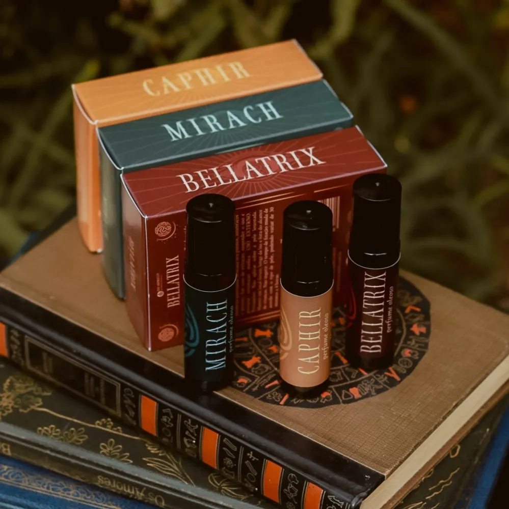 Kit com 3 Perfumes Oleosos