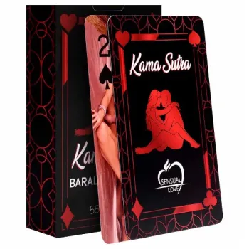 Baralho Kama Sutra Super Erótico Hard 55 Cartas Hétero - SS015
