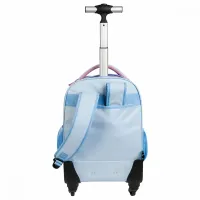 Mochila Carrinho com 4 Rodas Sestini Rolling Hydroblock Sky - Azul - Foto 4