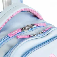 Mochila Carrinho com 4 Rodas Sestini Rolling Hydroblock Sky - Azul - Foto 5