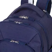 Mochila Carr 2 Comp Sestini Rolling Crinkle Azul - Foto 5