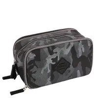 Estojo Box Especial 3 Compartimentos - Camuflado Cinza - Foto 2
