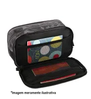 Estojo Box Especial 3 Compartimentos - Camuflado Cinza - Foto 6