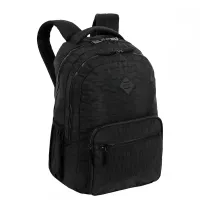 Mochila 2 Compartimentos Sestini College Crinkle 3 - Preto - Foto 2