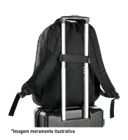 Mochila 2 Compartimentos Sestini College Crinkle 3 - Preto - Foto 9