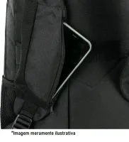Mochila 2 Compartimentos Sestini College Crinkle 3 - Preto - Foto 10