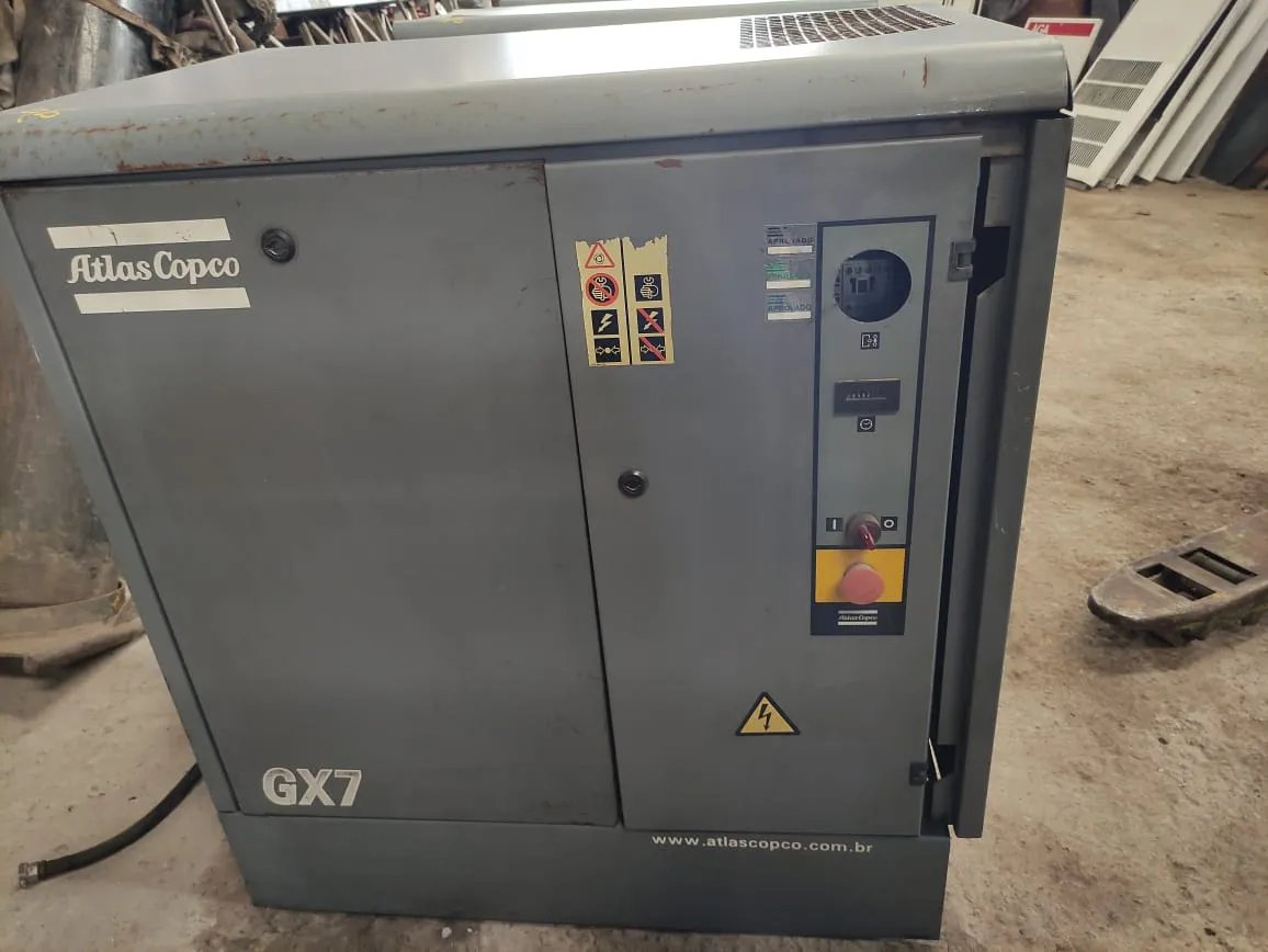 Compressor Atlas Copco GX7 380V/2007 - Cód. 1383 Imagem