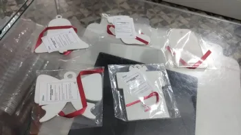 PINGENTE ACRILICO NATALINO PARA ARVORE DE NATAL