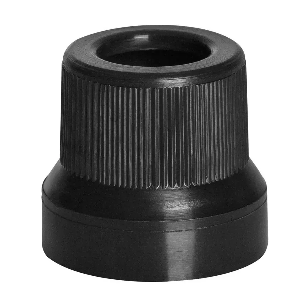 Tampa Lacre Preta com Furo Imagem