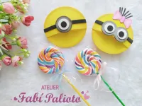  G1.801  Gabarito de Moldes  em MDF  Minnions  Pirulito - Foto 3