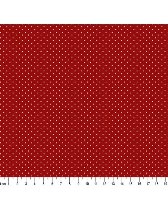 TECIDO CALDEIRA POÁ VERMELHO COR 04 