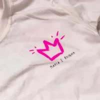 Camiseta Infantil Maria é Rainha - Foto 4