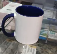 CANECA DE CERAMICA ALÇA INTERNA COLORIDA 325ML  ALÇA FOSCA -LIVE  - Foto 3