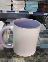 CANECA DE CERAMICA ALÇA INTERNA COLORIDA 325ML  ALÇA FOSCA -LIVE  - Foto 4