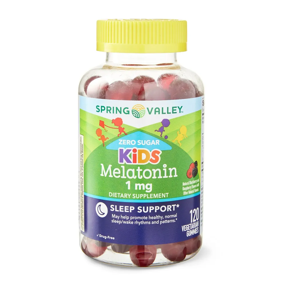 Melatonina 1mg Spring Valley® Kids - 120 Gummy Sabor Framboesa - Importado EUA  + Frete Grátis