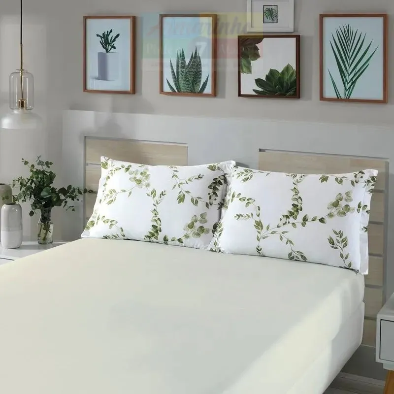 Jogo de Cama Queen Döhler Âmbar jardino 150 fios Imagem