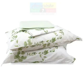 Jogo de Cama Queen Döhler Âmbar jardino 150 fios - Foto 2