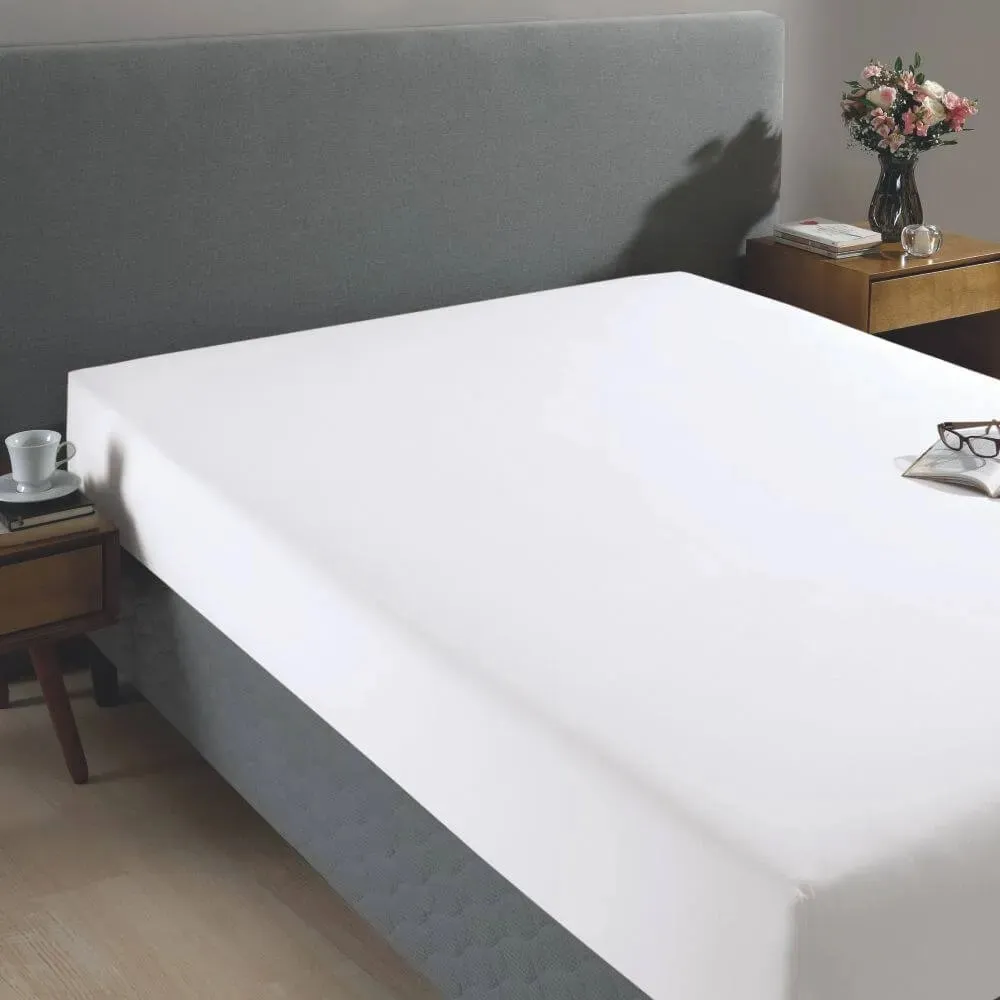 LENÇOL AVULSO PRIORI LISO COM ELASTICO DOLHER BRANCO Imagem