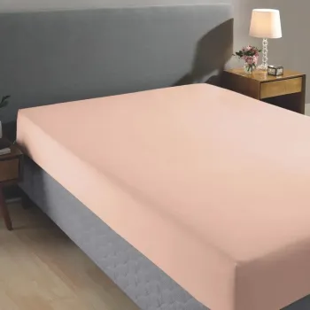  LENÇOL AVULSO PRIORI LISO COM ELASTICO  DOLHER  SALMÃO 