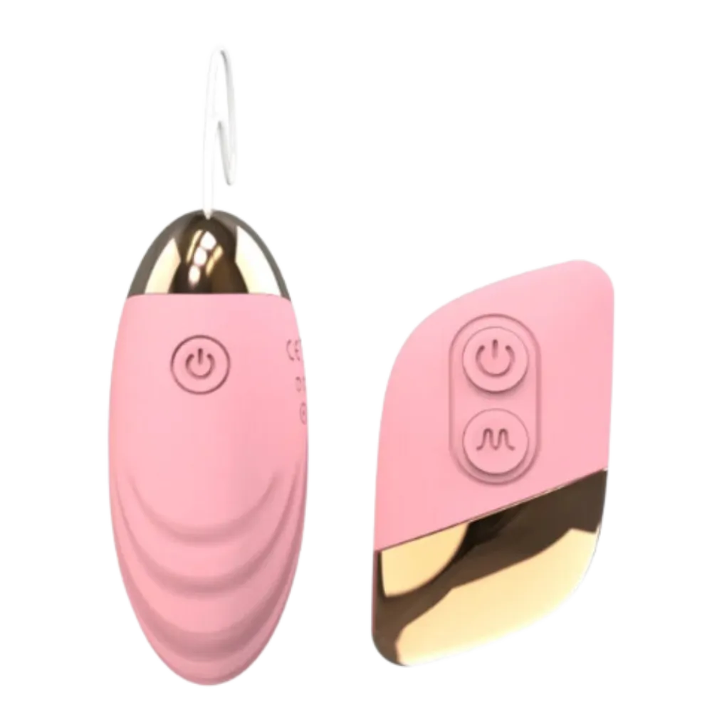 Cápsula Vibratória com Controle Rosa