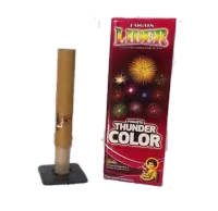 FOGUETE THUNDER COLOR C/6 UNIDADES 