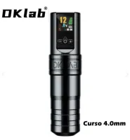 Máquina de Tatuagem PEN DKLab NEW W1 PRO Black com 2 Baterias 4.0mm