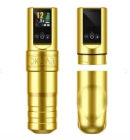 Máquina de Tatuagem PEN DKLab NEW W1 PRO Gold com 2 Baterias 4.0mm - Foto 2