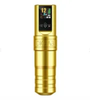 Máquina de Tatuagem PEN DKLab NEW W1 PRO Gold com 2 Baterias 4.0mm - Foto 3