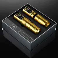 Máquina de Tatuagem PEN DKLab NEW W1 PRO Gold com 2 Baterias 4.0mm - Foto 4