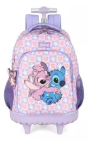  Kit Mochilete lancheira  e estojo original Stitch Rosa - Foto 8