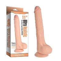 PÊNIS REALÍSTICO ULTRA COM VENTOSA - 27,9 X 4,0 CM - SI.                                                                            LIBYSEXSHOP