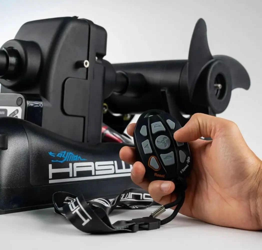 Motor Elétrico Cayman GPS B  55 LBS Black Com Sistema Ancora Imagem