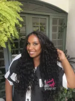  Lace Hunana 60 cm 300 g NorahUltraHD wave 2C Repartição livreBig  - Foto 2