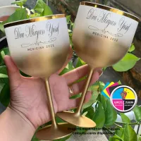 TAÇA DE GIN BORDA METALIZADA PERSONALIZADA 580ML