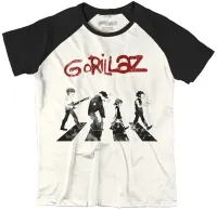 CAMISETA GORILLAZ RAGLAN