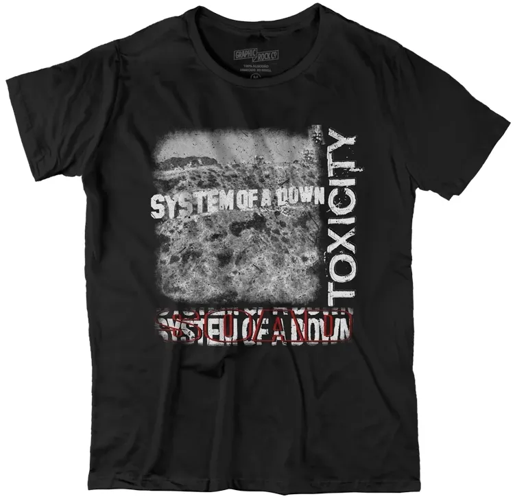 CAMISETA PLUS SIZE SYSTEM OF A DOWN TOXICITY