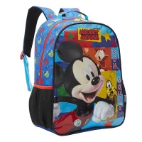 Mochila Escolar 14 Mickey Azul Claro - Foto 2