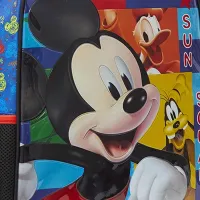 Mochila Escolar 14 Mickey Azul Claro - Foto 4