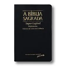 A BIBLIA SAGRADA SUPER LEGIVEL REFERENCIAS (PRODUTO USADO - MUITO BOM)