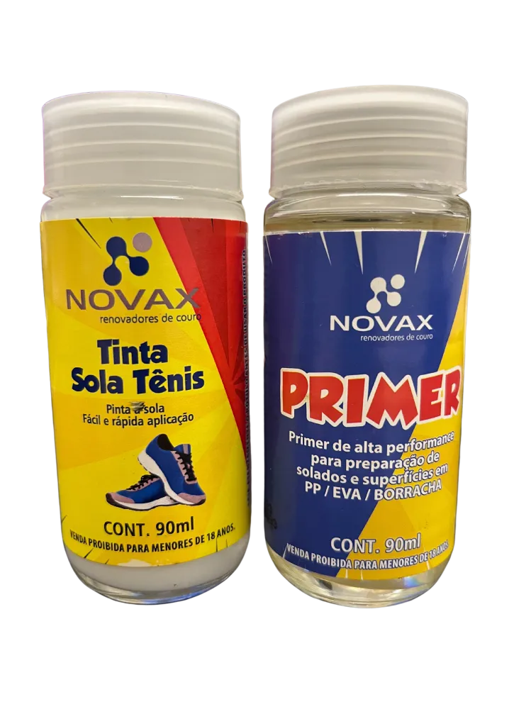 Kit tinta para sola + primer Novax 