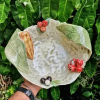 Fruteira Frutas do Brasil: cacau, pitanga, jabuticaba e guaraná (24diam x 11alt)